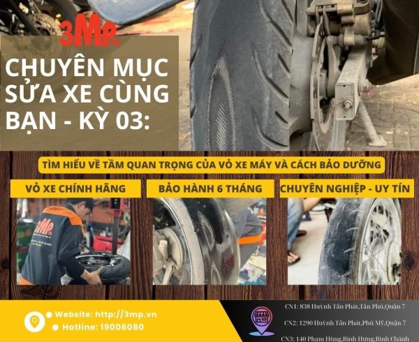 Sửa xe cùng bạn kỳ 03 vỏ xe lốp xe