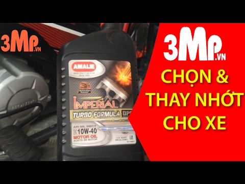 Thay nhớt xe máy