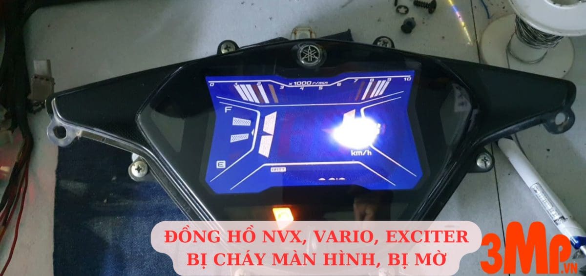 ĐỒNG HỒ NVX, VARIO, EXCITER BỊ CHÁY MÀN HÌNH, BỊ MỜ