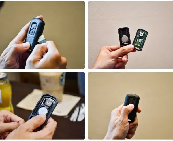 Thay pin remote smartkey