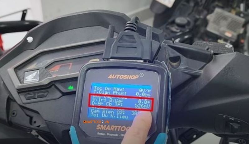 Cảm biến TPS Winner bị lỗi tắt máy đột ngột 6 Reset ECM Winner khi thay thế TPS Mới