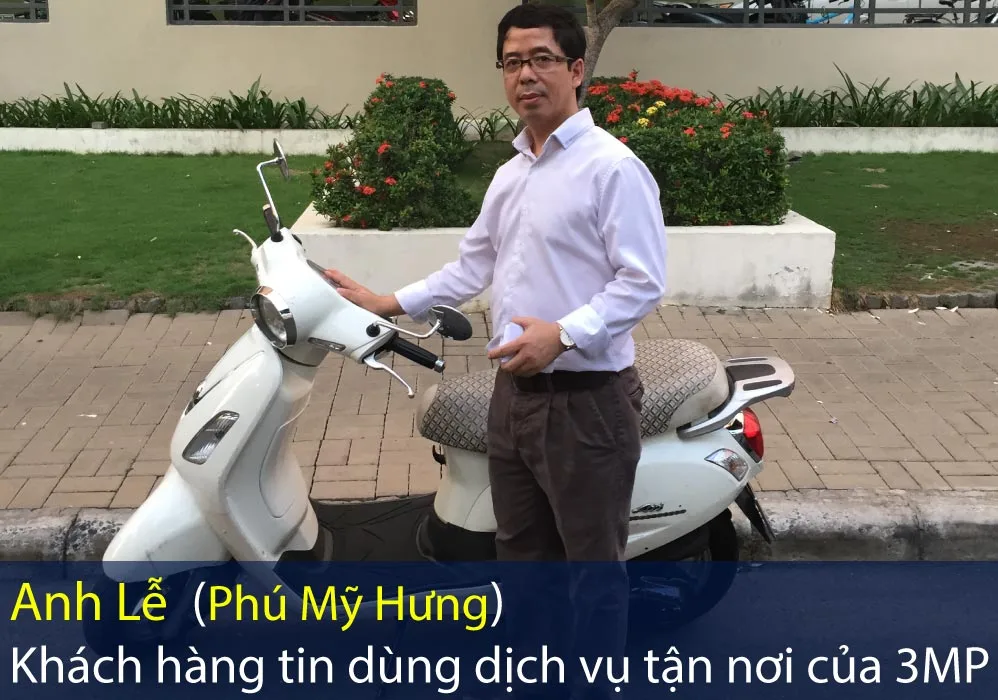 hách hàng cứu hộ xe máy tại nhà