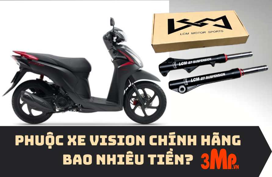 Phuộc xe vision chính hãng bao nhiêu tiền