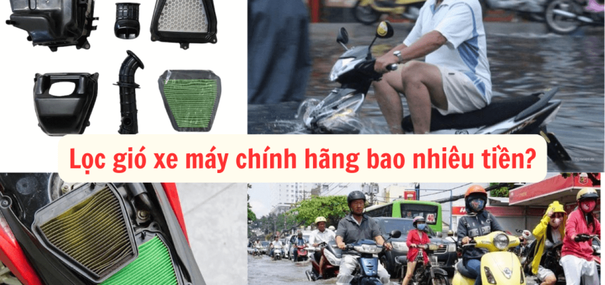 Lọc gió xe airblade chính hãng bao nhiêu tiền?