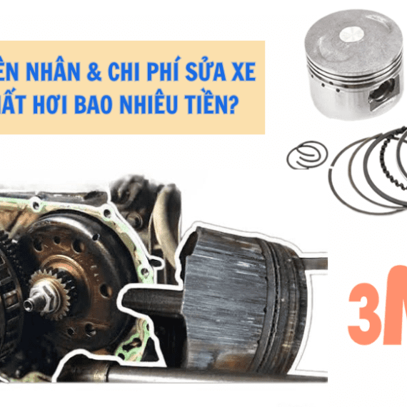 Xe máy bị mất hơi không nổ sửa hết bao nhiêu tiền?