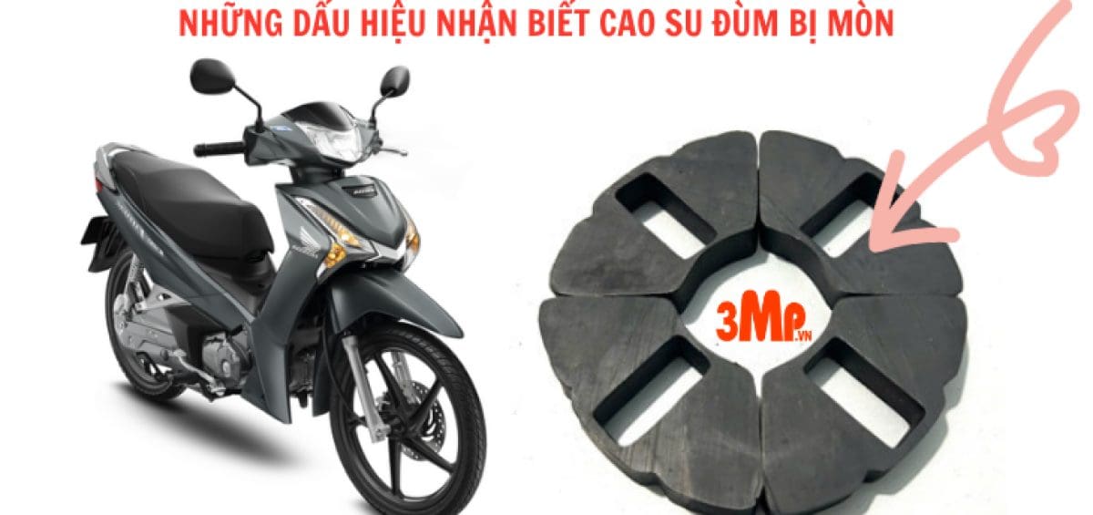 Cao su giảm chấn xe máy bao lâu thì thay?