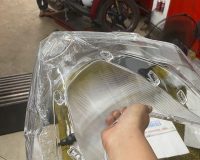 Sửa đèn pha - Vario - Mặt kính đèn
