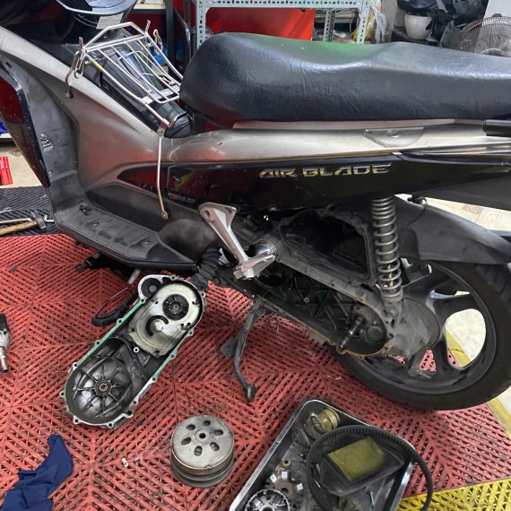 Bảo dưỡng xe máy - bảo trì tổng thể Air blade - Bình Hưng - Bình Chánh